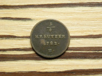 Avstrija 1/4 krajcarja 1782 B