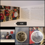 Avstrija 10 euro 2020 Fortitude srebrnik v folderju