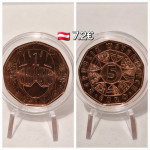 Avstrija 5 euro bakren World Champion