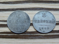 Avstrija 6 krajcarjev 1849 A - desni