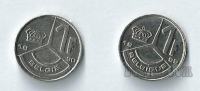 BELGIJA - 1 frank in 1 franc (komplet)