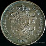 LaZooRo: Belgija 2 Centimes 1870 XF