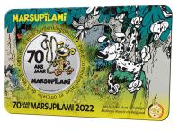 Belgija - 70 let Marsupilami 2022 - numizmatična kartica