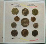 LaZooRo: Belgija FDC set 1989 50 Centimes - 50 Francs 10 kovancev