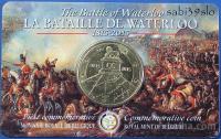 Belgija,Waterloo 2015, coincard 2,5 evra