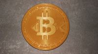 Bitcoin BTC kovanec 3D tisk darilo