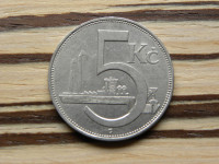 Češkoslovaška 5 korun 1938