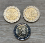 Estonija 2€ spominski več letnikov