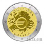 euro portugalska 2012 spominski kovanec TYE