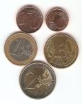 EVRO kovanci 1,2,5,10,20,50 cent,1€,2€ spominski