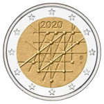 Finska 2 EUR, 2020, Univerza v Turkuju, UNC