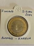 Finska 5 Evro 2014 Animals Karelia