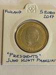 Finska 5 Evro 2017 President Juho Kusti Paaksikivi