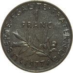 Francija 1 Franc 1977 [000564]