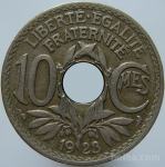 LaZooRo: Francija 10 Centimes 1923 XF