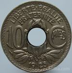LaZooRo: Francija 10 Centimes 1923 XF/UNC - Poissy