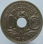 LaZooRo: Francija 10 Centimes 1932 XF/UNC