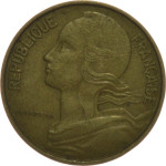 Francija 10 Centimes 1963 [000474]