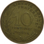 Francija 10 Centimes 1965 [000475]