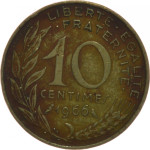 Francija 10 Centimes 1966 [000476]