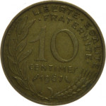 Francija 10 Centimes 1967 [000477]