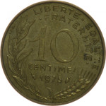 Francija 10 Centimes 1975 [000484]
