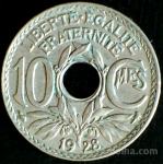 LaZooRo: Francija 10 Centimes 1928 XF