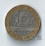 FRANCIJA - 10 franc 1989