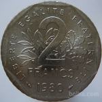 LaZooRo: Francija 2 Francs 1980 UNC