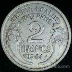 LaZooRo: Francija 2 Francs 1944 XF