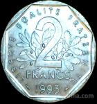 LaZooRo: Francija 2 Francs 1993 - Jean Moulin