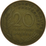 Francija 20 Centimes 1967 [000506]