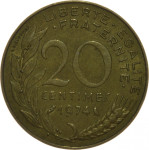 Francija 20 Centimes 1974 [000513]