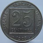 LaZooRo: Francija 25 Centimes 1903 XF