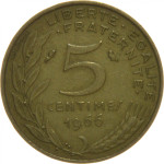 Francija 5 Centimes 1966 [000461]