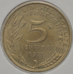 Francija 5 Centimes 1971 [002021]