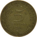 Francija 5 Centimes 1974 [000462]