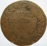 LaZooRo: Francija 5 Centimes An 5 1797 R G