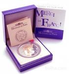 Francija,5 evrski dvokovinski kovanec (zlato + srebro),2002