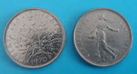 FRANCIJA 5 francs 1970, 1971