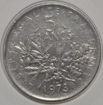 Francija 5 Francs 1973 [001913]