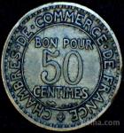 LaZooRo: Francija 50 Centimes 1921 VF/XF