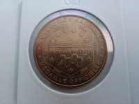 Francija kovanec žeton token Notre-Dame 2000