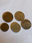 Gibraltar 5 različnih kovancev
