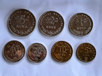 Kovanci hrvaške kune set