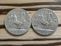 Italija 1 lira 1909