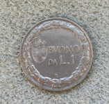 Italija 1 Lira 1922