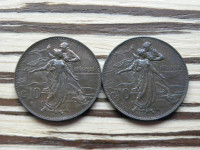 Italija 10 centesimi 1911 - levi