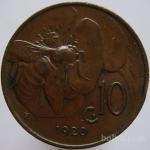 LaZooRo: Italija 10 Centesimi 1920 R VF/XF