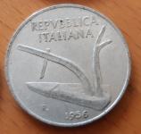 Italija 10 lire 1956